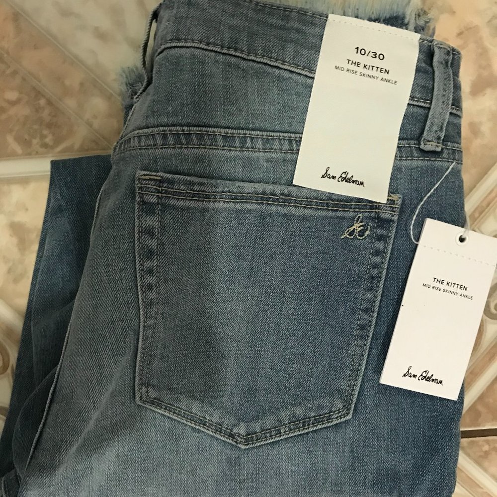 Sam Edelman KITTEN MID-RISE SKINNY ANKLE JEAN